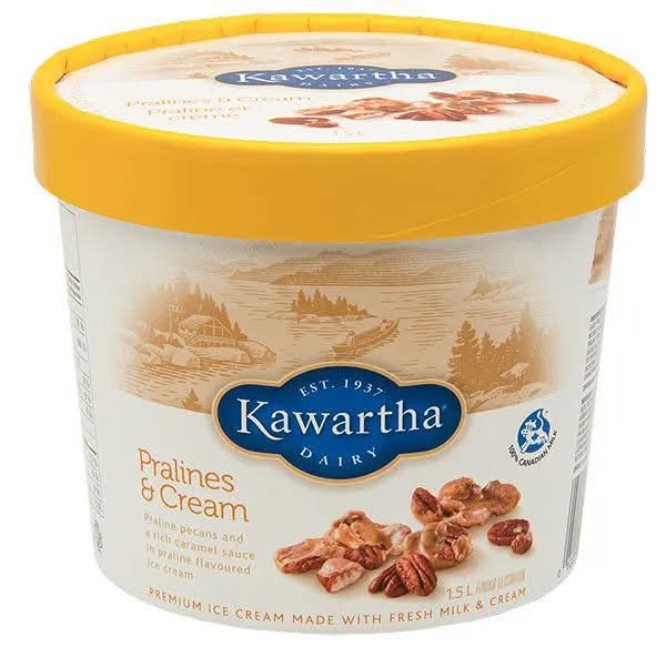 Kawartha Dairy Premium Ice Cream, Praline-Cream (1.5 L)