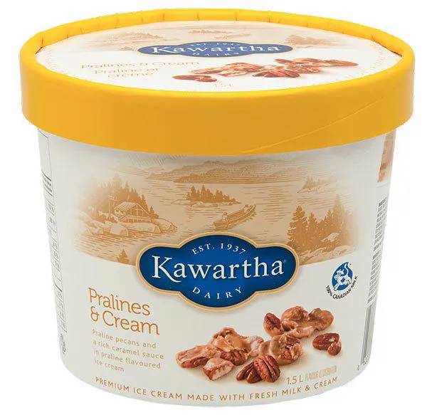 Kawartha Dairy Premium Ice Cream, Praline-Cream (1.5 L)