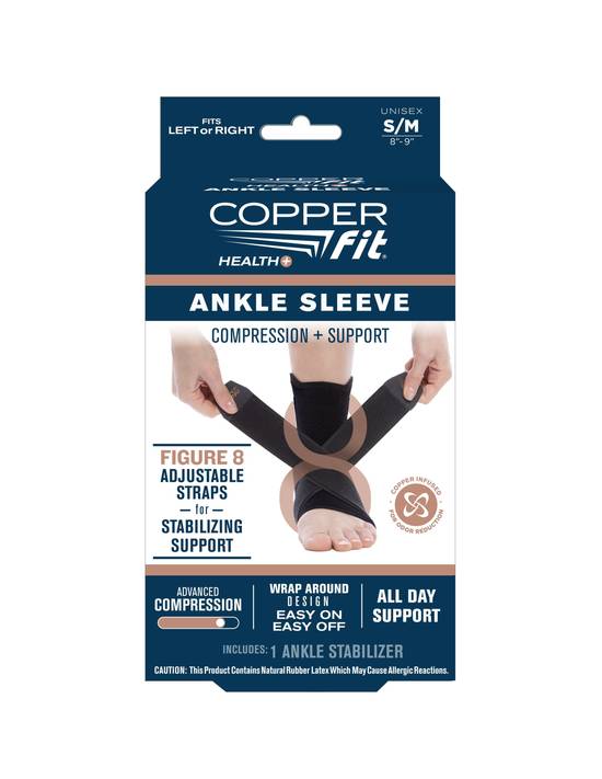 Copper Fit Ankle Sleeve S/M