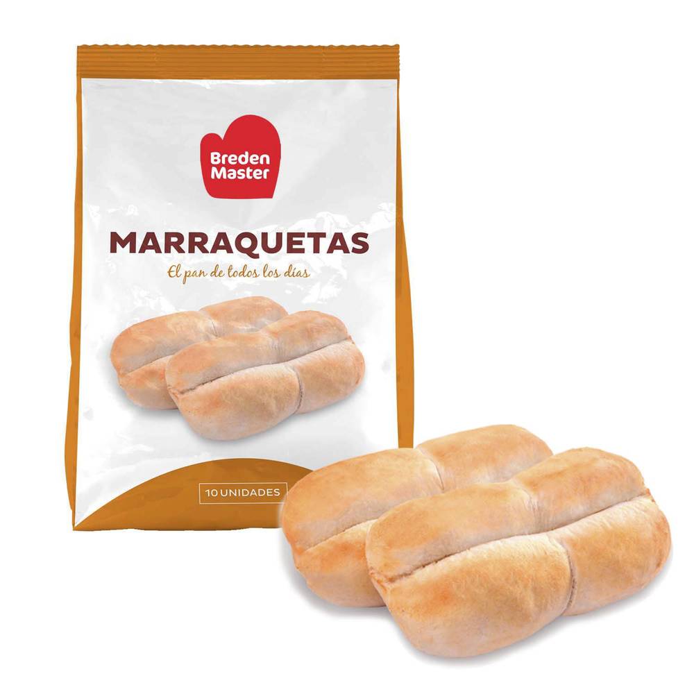 BredenMaster · Pan marraqueta pre horneado congelado (10 un)