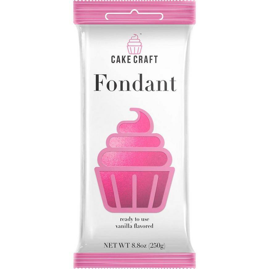 Cake Craft Blush Pink Vanilla-Flavored Fondant, 8.8oz