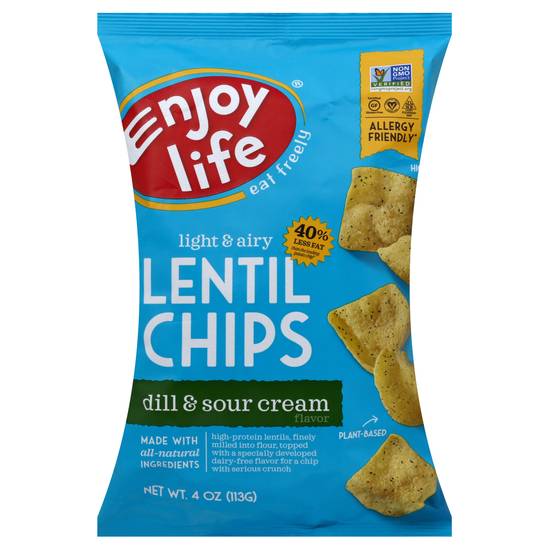 Enjoy Life Dill & Sour Cream Lentil Chips