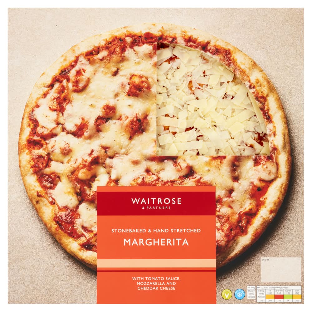 Waitrose & Partners Margherita, Stonebaked & Hand Stretched Pizza (356g)