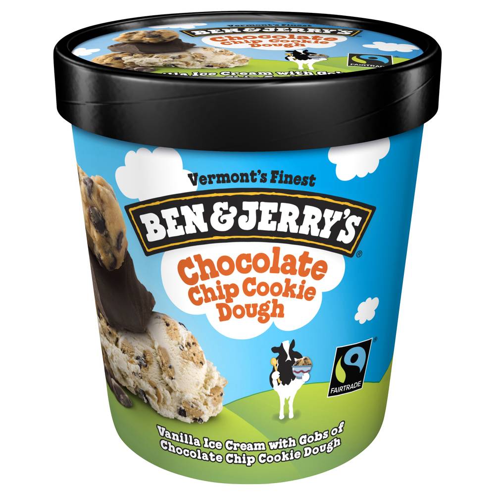 Ben & Jerry's Cookie Dough Ice Cream (chocolate chip)