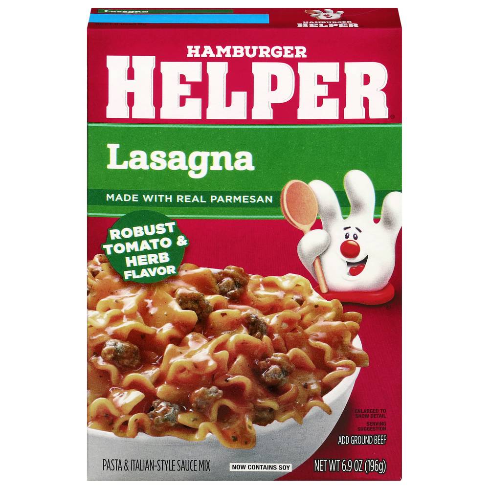 Hamburger Helper Robust Lasagna, Tomato & Herb (6.9 oz)