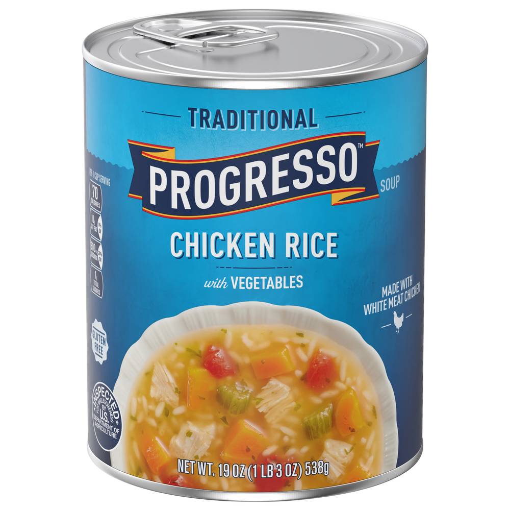 Progresso Traditional Chicken Rice With Vegetables Soup (19 oz)