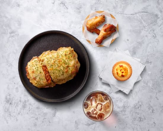 五倍起司焗烤千層麵【豪華套餐】