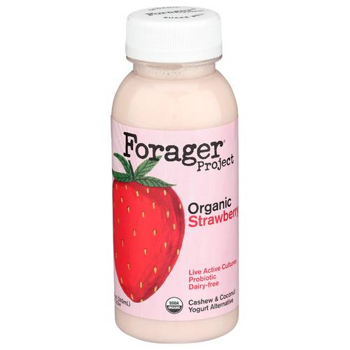 Forager Organic Strawberry Probiotic Cashewmilk Yogurt