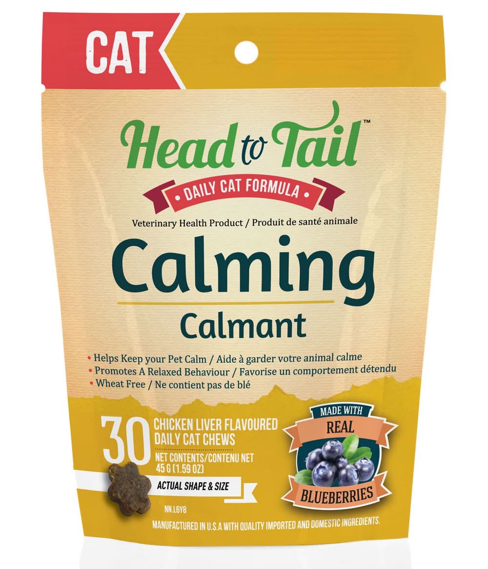 Head to Tail Calming Cat Supplement, 30 count