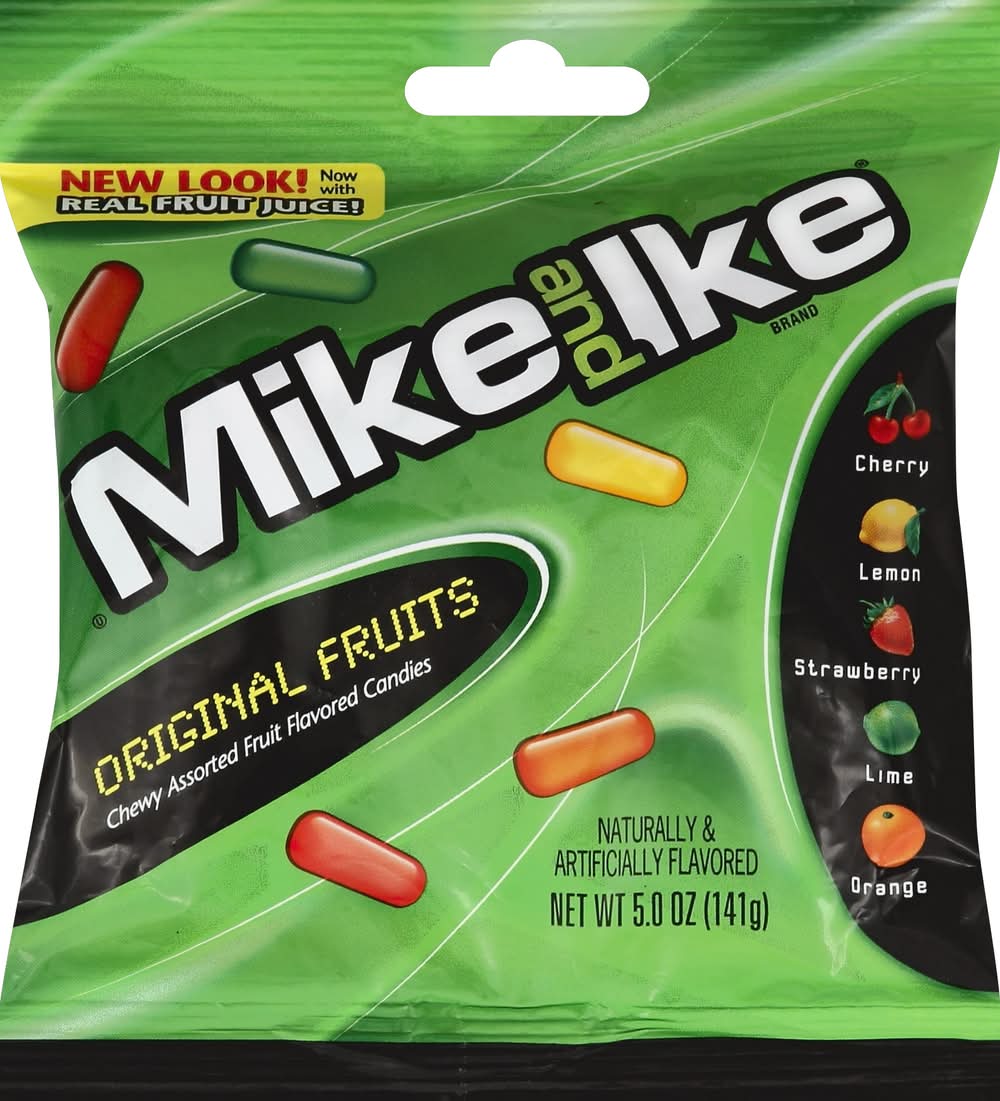 MIKE AND IKE Original Chewy Fruit Flavored Candy (5 oz)