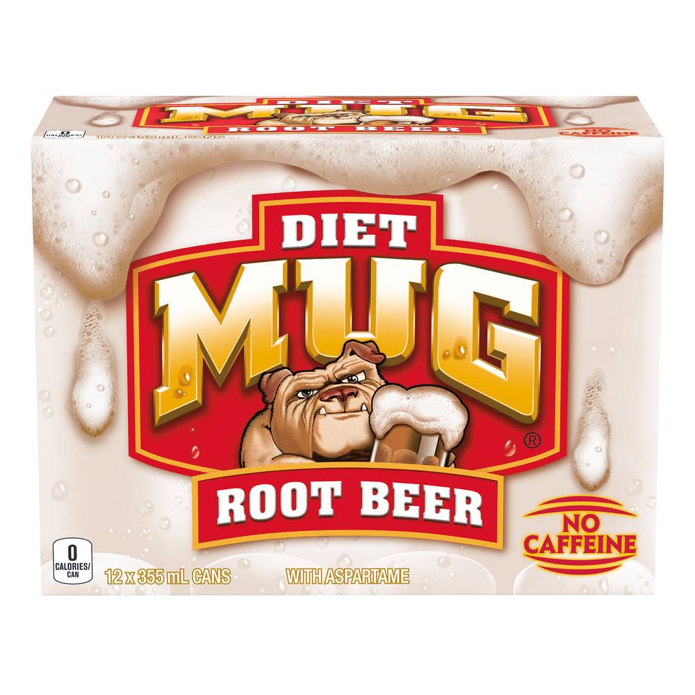 Mug Diet Root Beer (12 x 355 ml)