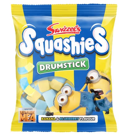 Swizzels Banana-Blueberry, Drumstick Squashies (120g)