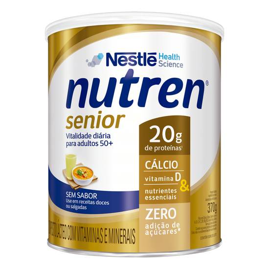 Nestlé complemento alimentar sem sabor nutren senior (370 g)