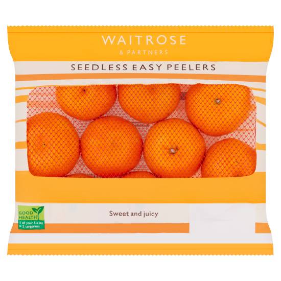 Waitrose & Partners Seedless Easy Peelers