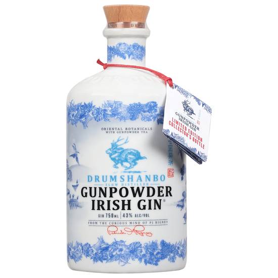 Drumshanbo Gunpowder Irish Gin Ceramic Release (750ml bottle)