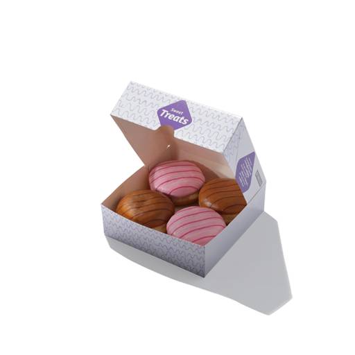 Box of Assorted Filled Doughnuts (4)