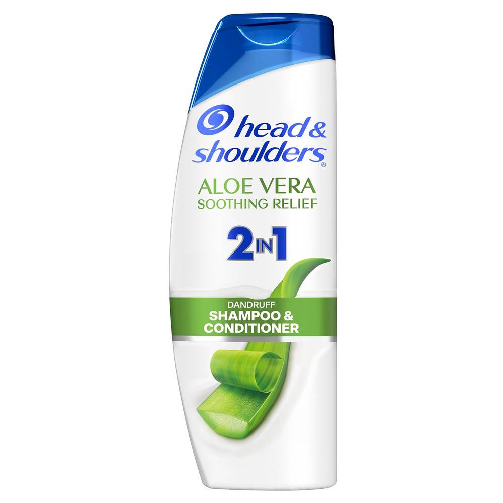 H&S Aloe Vera Soothing Relief 2-in-1 Shampoo & Conditioner, 12.5 OZ