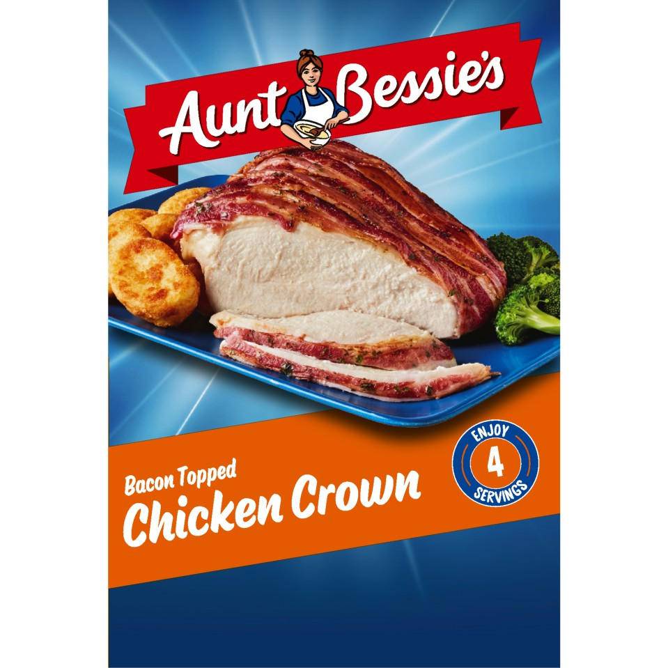 Aunt Bessie’s Bacon Topped Chicken Crown 850g