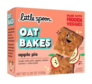 Little Spoon Oat Bakes Snack Bars, Apple Pie (5.3 oz, 5 ct)
