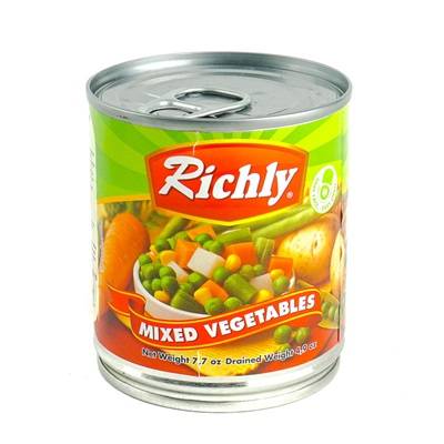 Richly vegetales mixtos (lata 220 g)