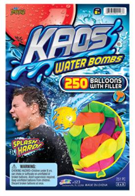 Jaru Kaos Water Bomb Balloons - 250 Ct
