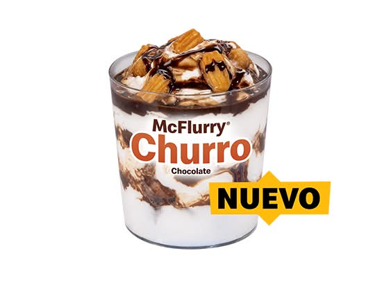McFlurry Churro Chocolate
