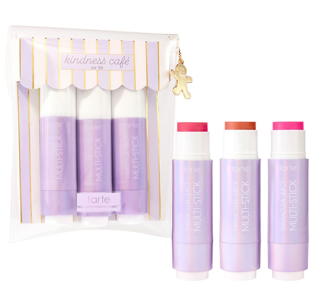 Tarte cheek soufflé maracuja juicy blush and lip multi-stick trio