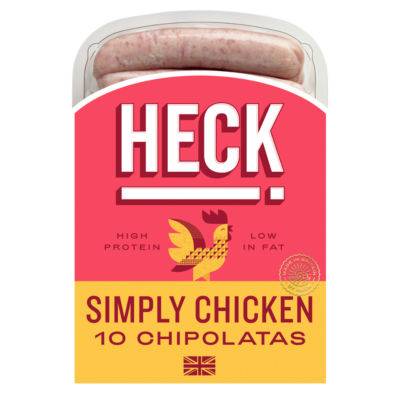 Heck Simply Chicken Chipolata Sausages (10 pack)