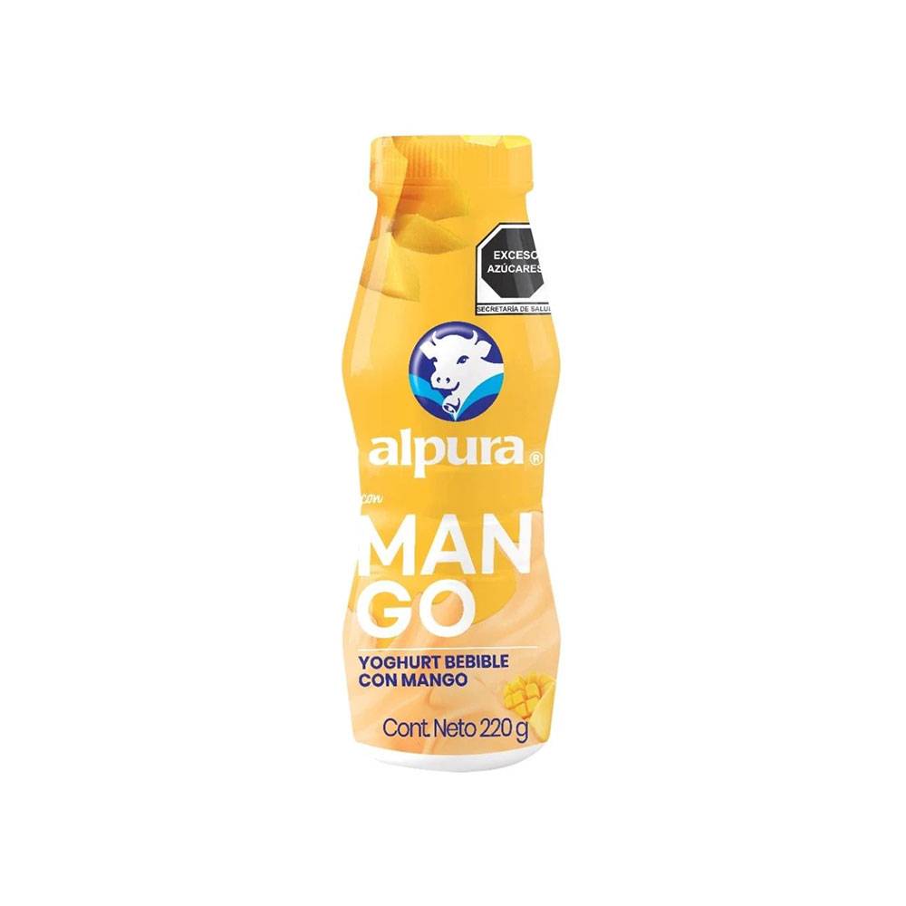 Alpura yoghurt bebible con mango (botella 220 g)