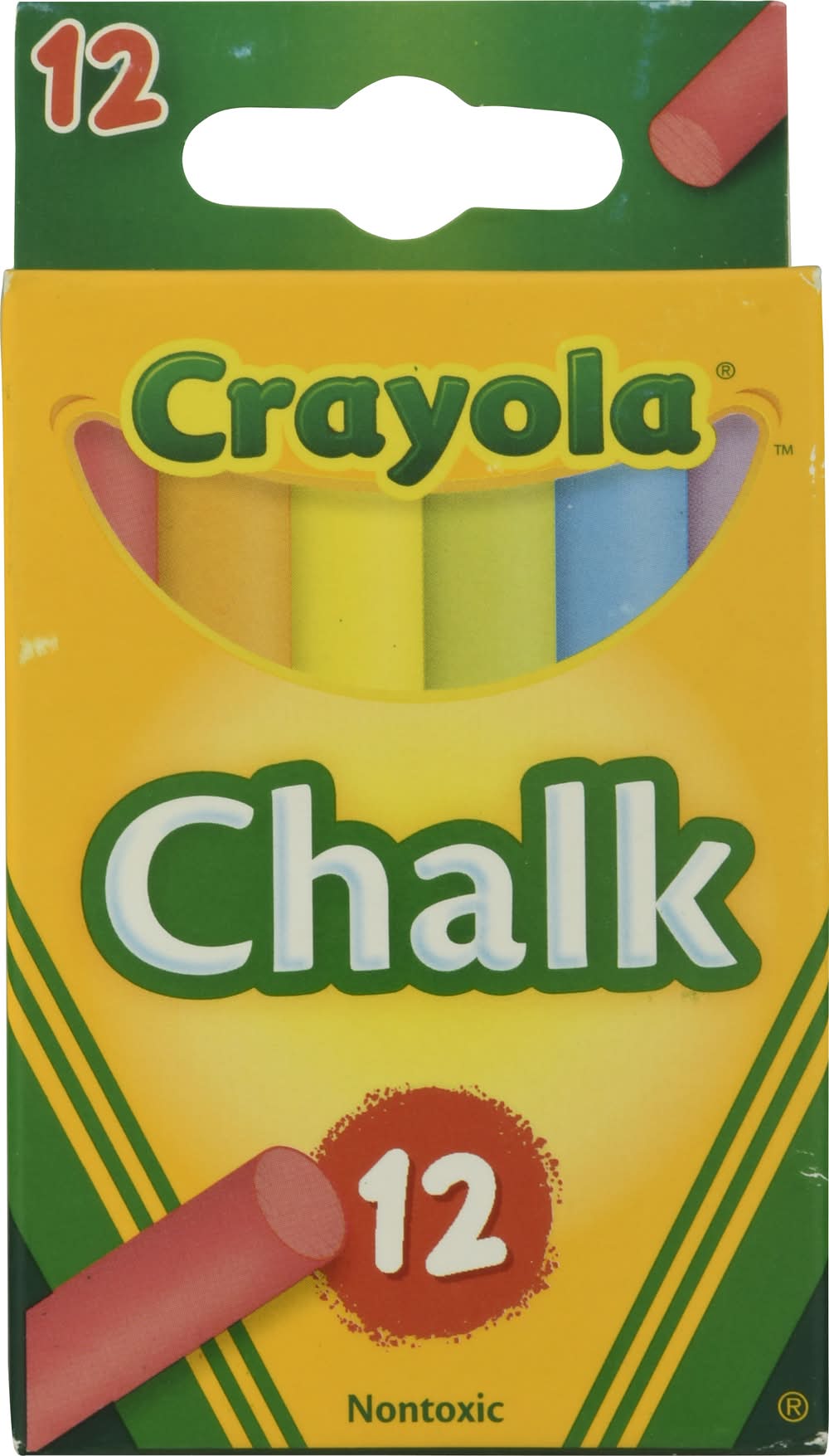 Crayola Nontoxic Colored Chalk Sticks