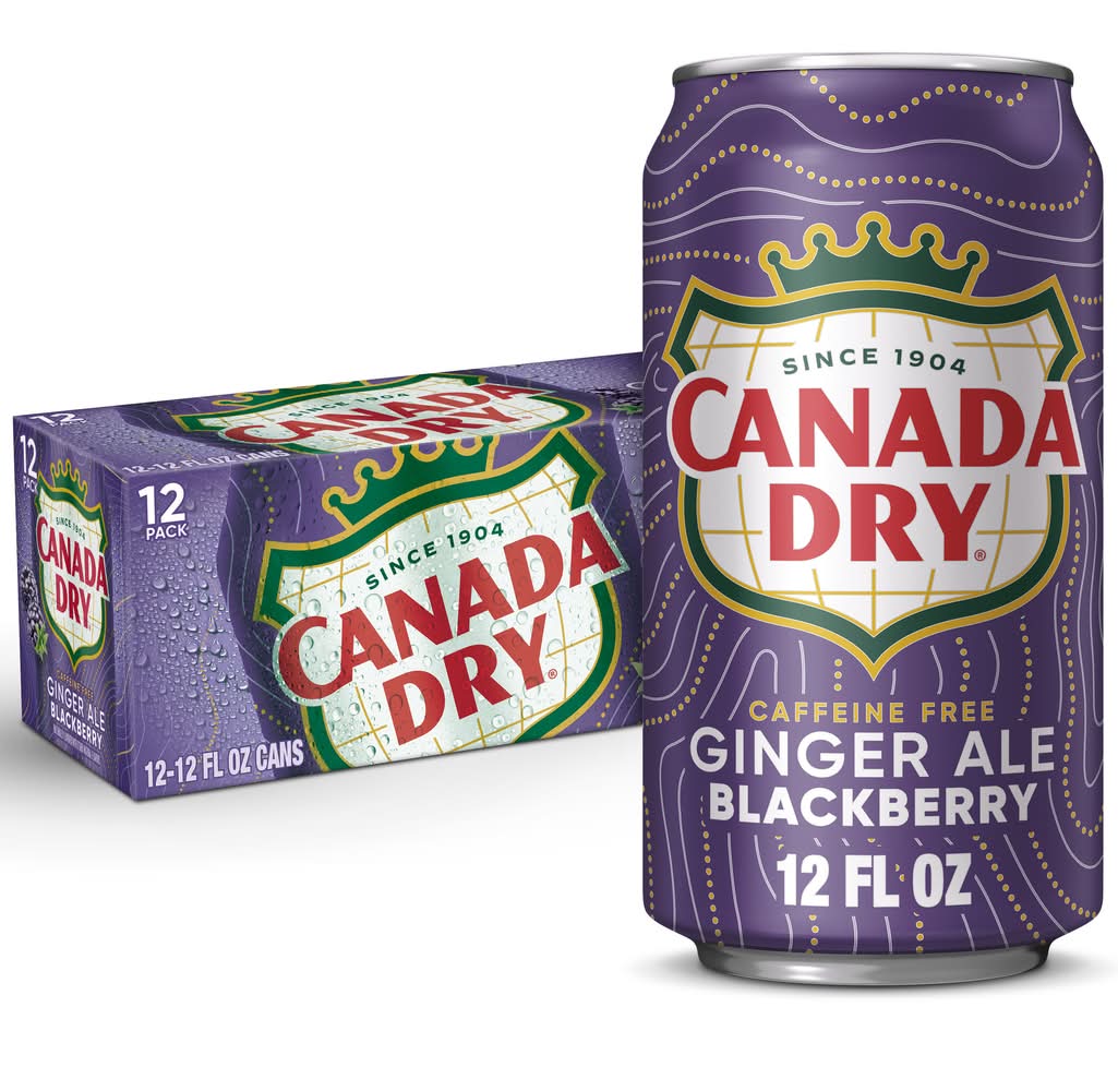 Canada Dry Ginger Ale, Blackberry (12 x 12 fl oz)