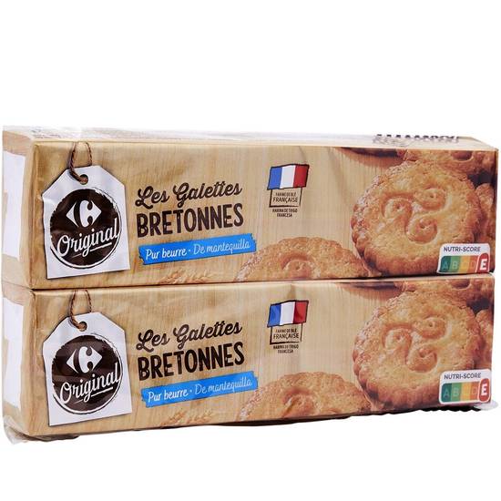 Carrefour Original - Biscuits galettes bretonnes (2 pièces)