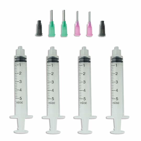 The Beadsmith Crystal Fx Thick Viscosity Glue Syringe & Tip Set (8 ct)