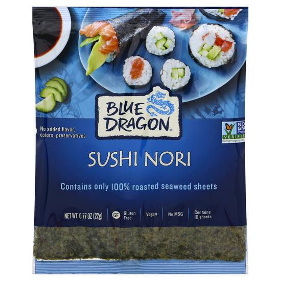 Blue Dragon Sushi Nori (10 ct)