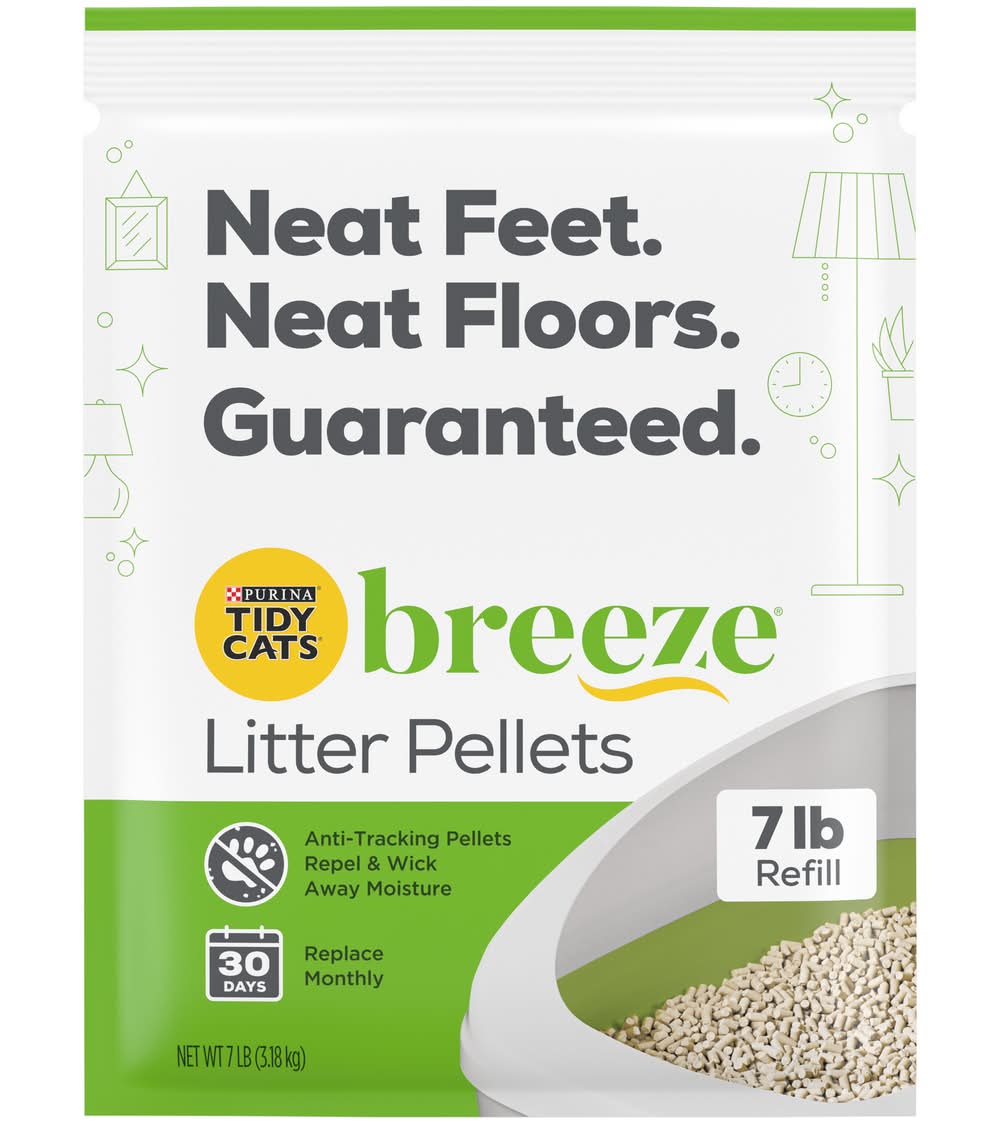 Purina Tidy Cats Breeze Litter Pellets Refill (7 lbs)