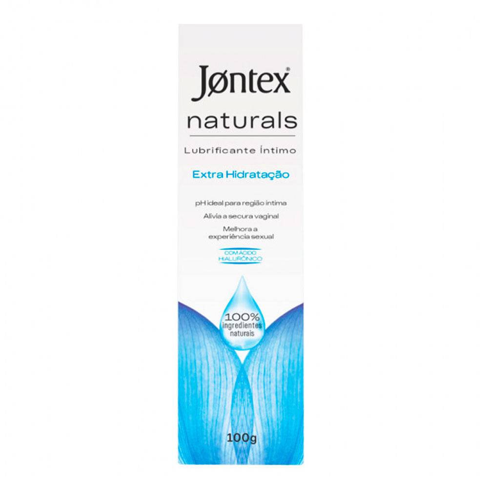 Jontex Naturals · Gel lubrificante íntimo extra hidratação com ácido hialurônico (100 g)