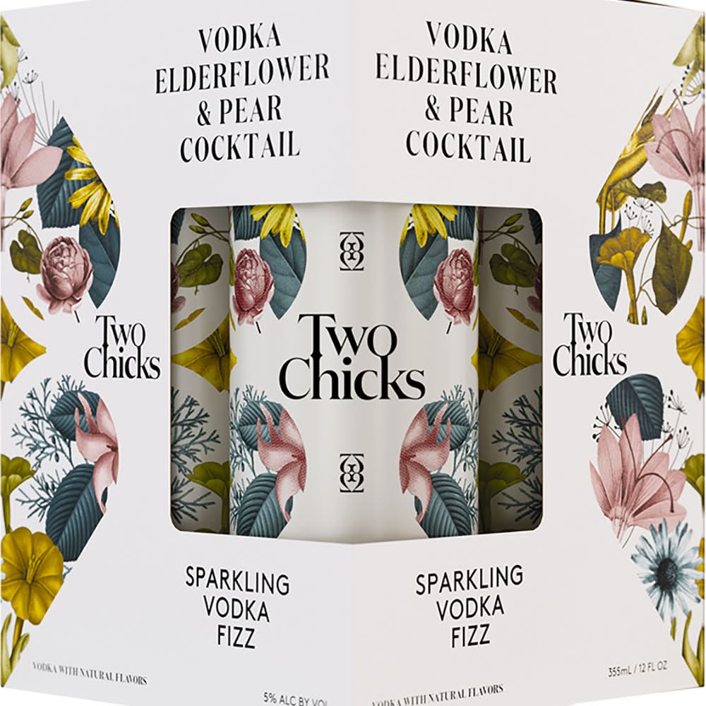 Two Chicks Sparkling Vodka Fizz (12OZ)