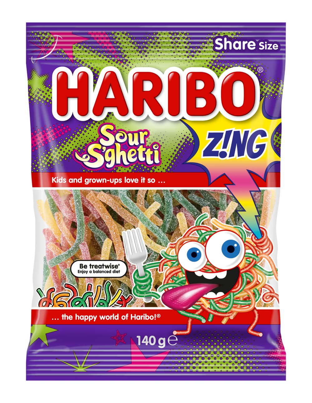Haribo Sour Spaghetti (140g)
