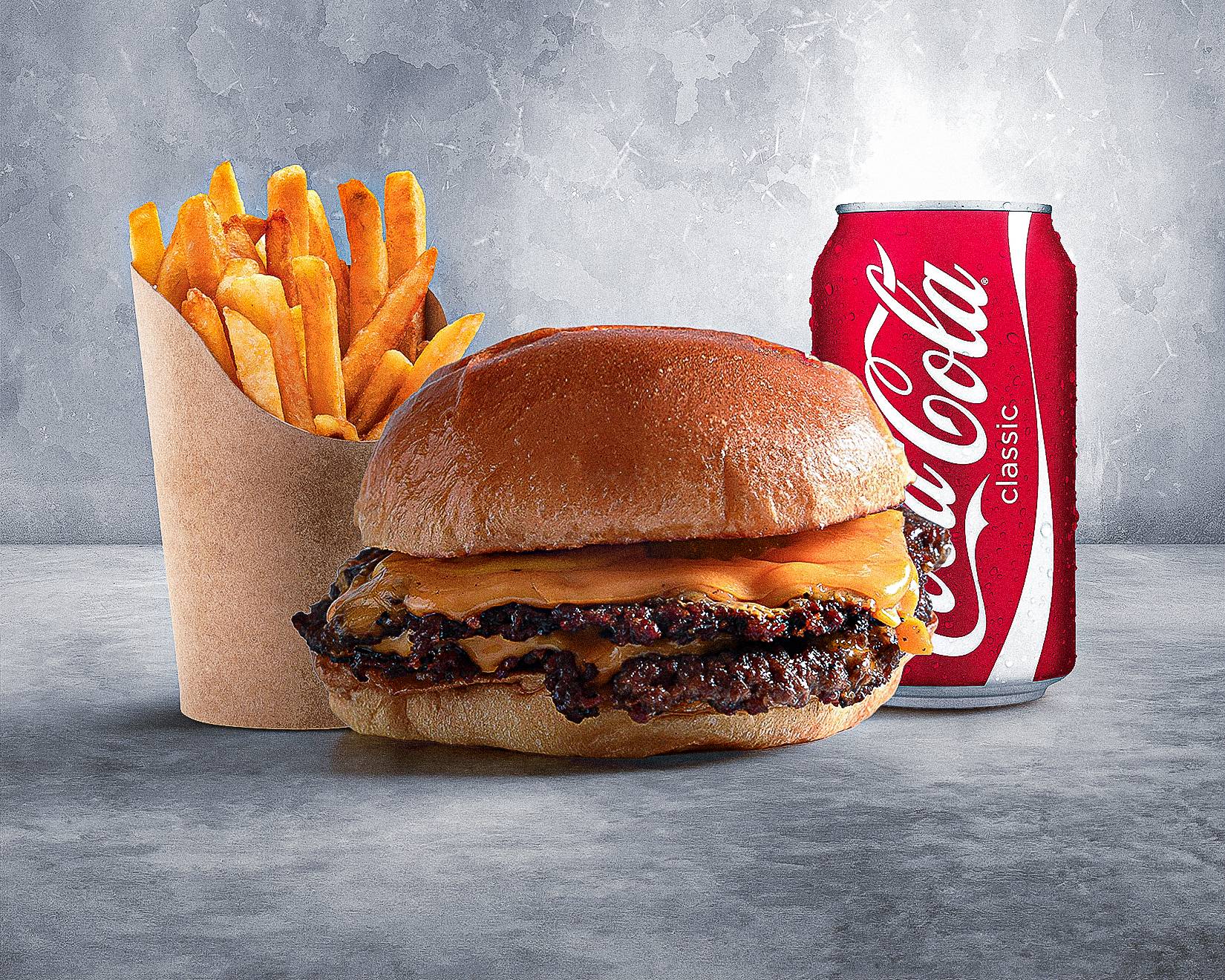 Smashed burger