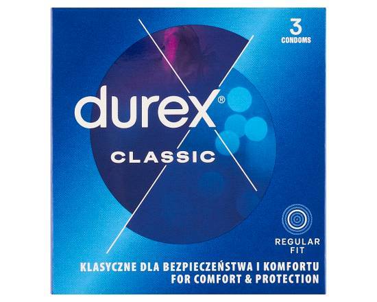 Durex Classic Prezerwatywy (3 szt.)