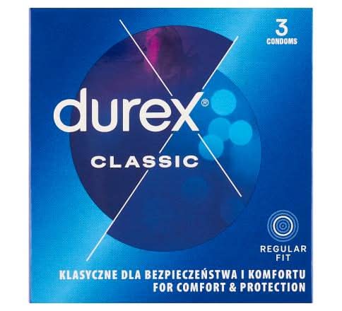 Durex Classic Prezerwatywy (3 szt.)
