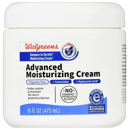 Walgreens Advanced Moisturizing Cream Fragrance Free (16 fl oz)