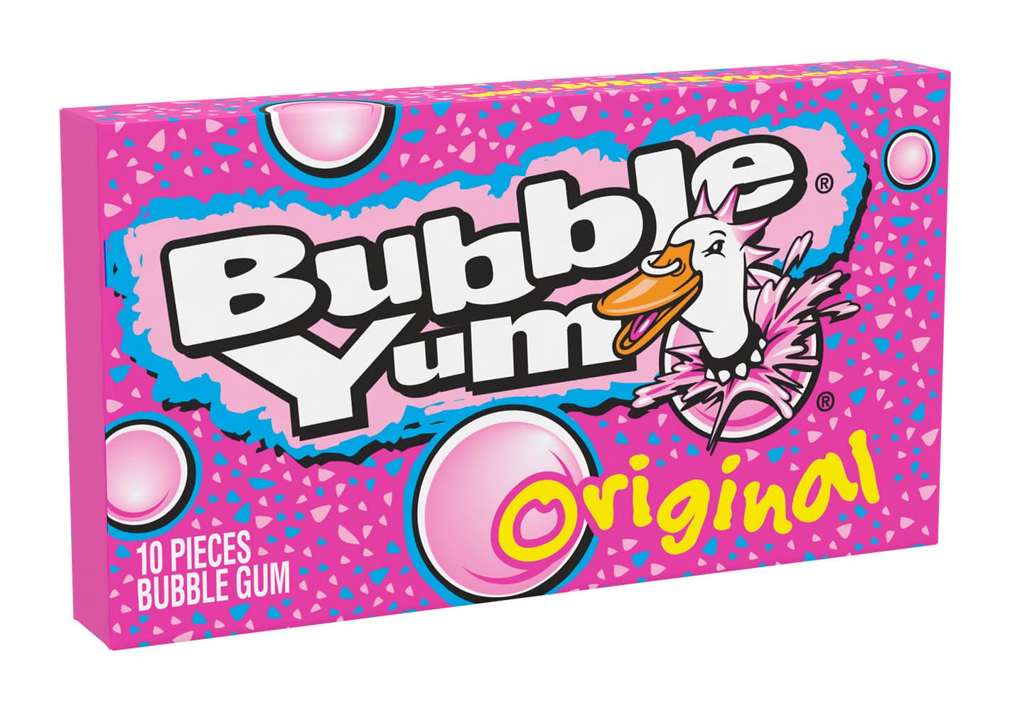 BUBBLE YUM Chewy Bubble Gum, Original (2.82 oz, 10 ct)
