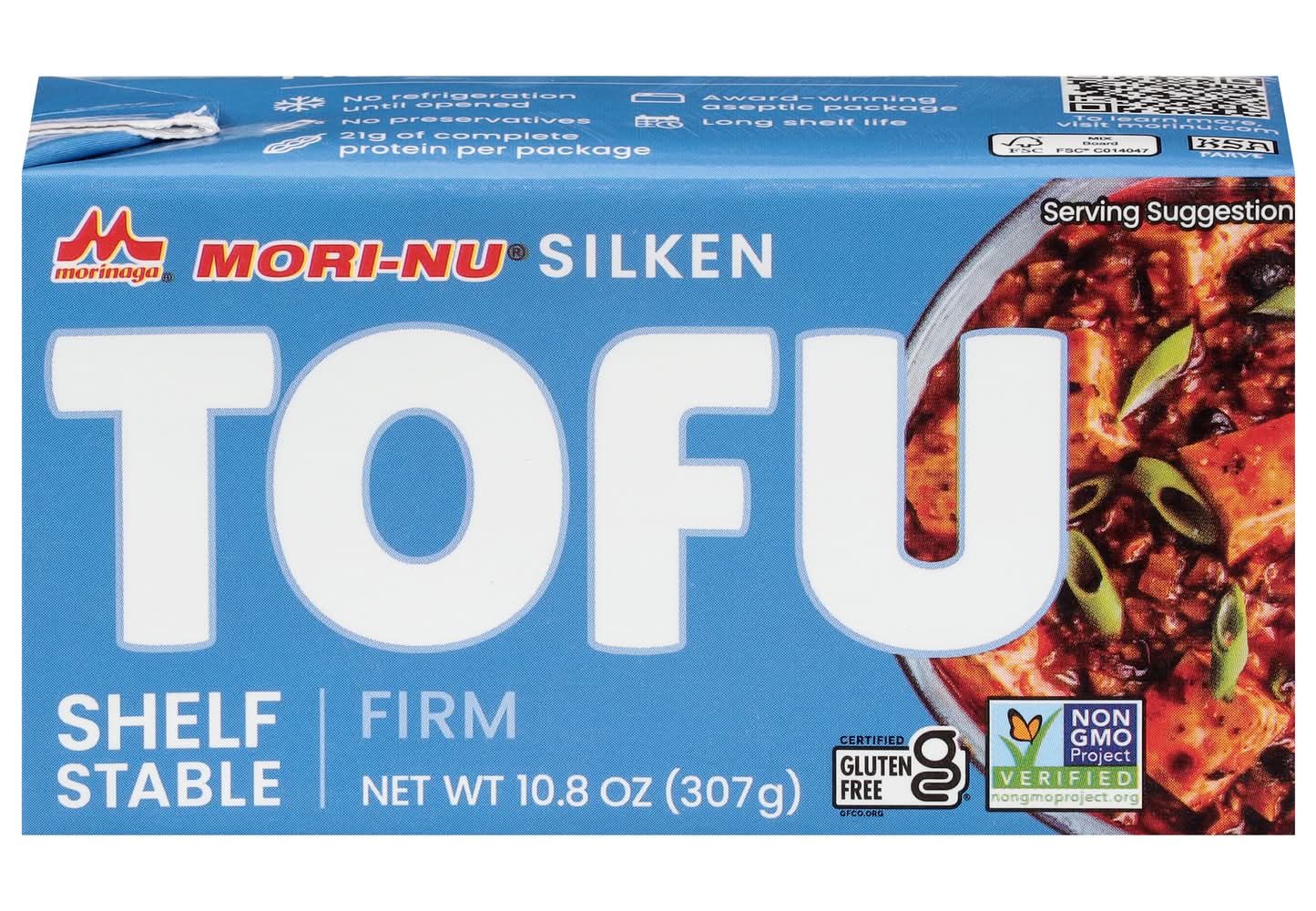 Mori-Nu Silken Firm Tofu Gluten Free (12.3 oz)