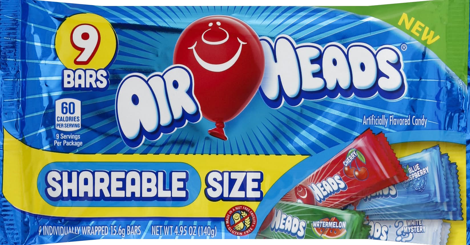 Airheads Shareable Size Candy Bars (5.5 oz)