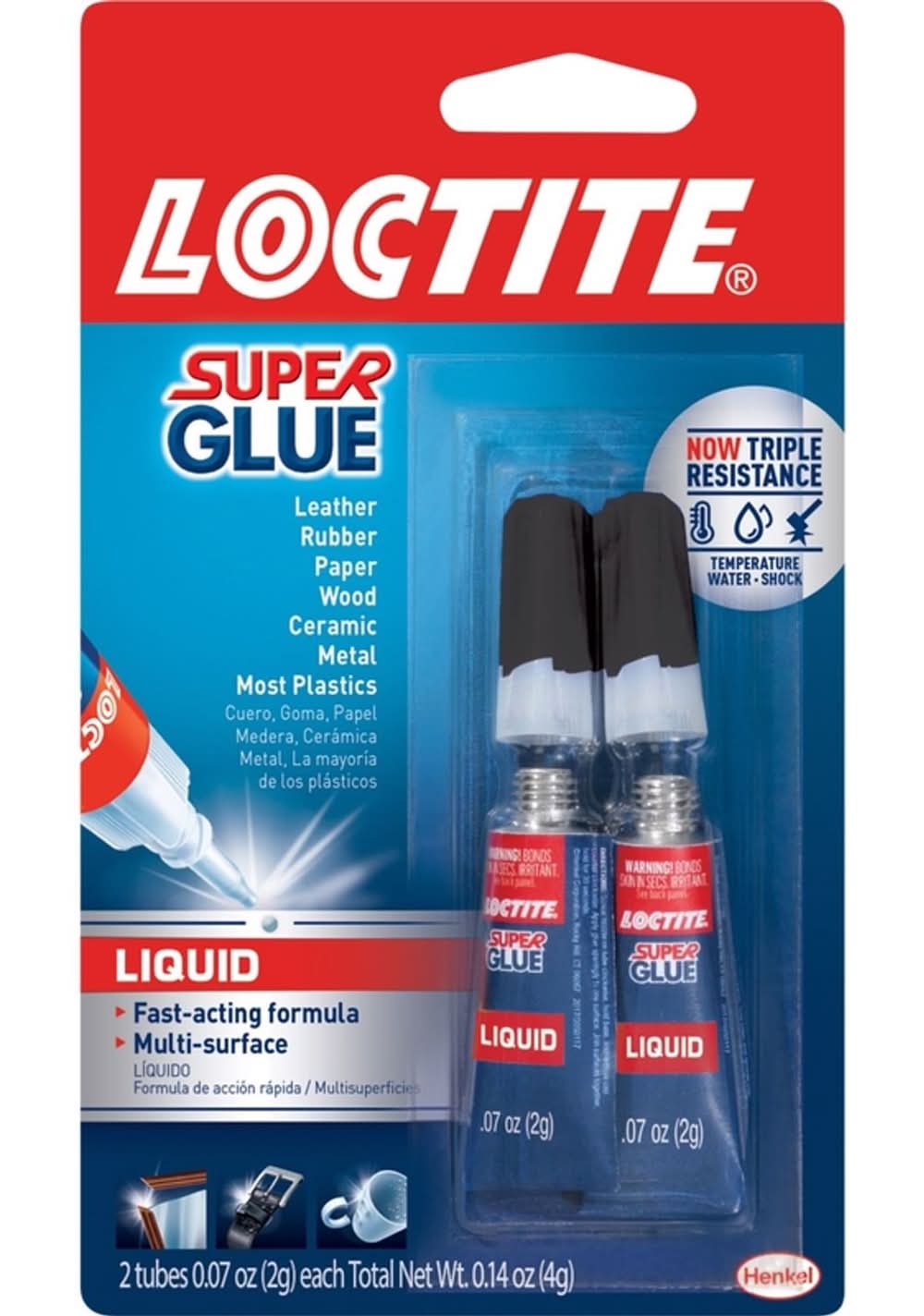 Loctite High Strength Cyanoacrylate Clear Super Glue 4 Gm