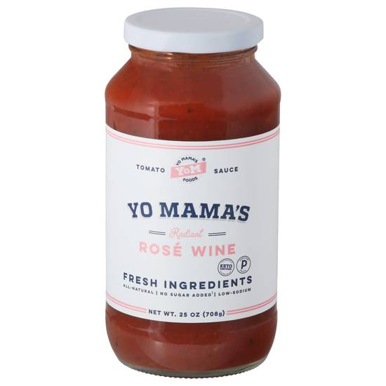 Yo Mama's Radiant Rosé Wine Pasta Sauce (25 oz)