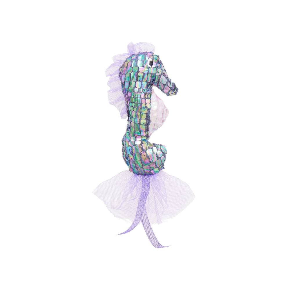 Whisker City Seahorse Cat Toy (Color: Purple)