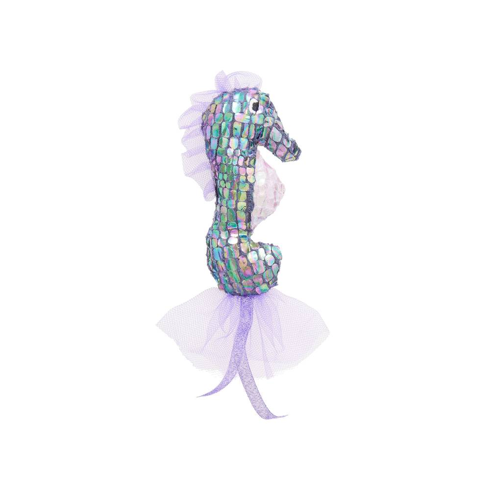 Whisker City Seahorse Cat Toy (purple)