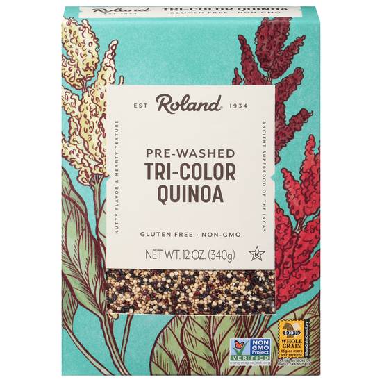 Roland Tri-Color Pre-Washed Quinoa (12 oz)